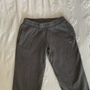 Nike sweat pants. Size mens medium color gray